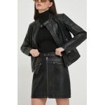 Pepe Jeans fusta SAFIRE culoarea negru, mini, evazati