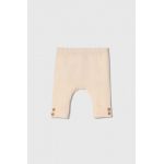 United Colors of Benetton pantaloni bebe culoarea portocaliu, neted