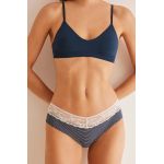 women'secret chiloti FIRST ROUND culoarea albastru marin, 877550