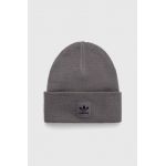 adidas Originals căciulă culoarea gri, din tesătură uni IS4630