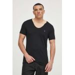 AllSaints tricou Tonic barbati, culoarea negru, neted