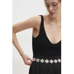 Answear Lab curea femei, culoarea argintiu