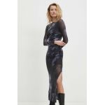 Answear Lab rochie culoarea negru, maxi, mulata