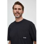 BOSS Orange tricou din bumbac bărbați, culoarea negru, uni 50509452
