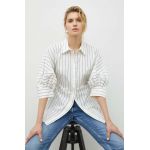 Day Birger et Mikkelsen camasa femei, culoarea bej, cu guler clasic, regular