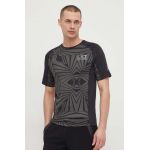 EA7 Emporio Armani tricou barbati, culoarea negru, modelator