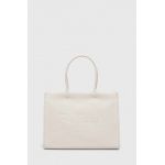 Furla poseta de piele culoarea alb