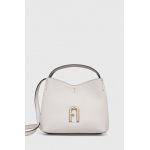 Furla poseta de piele culoarea alb