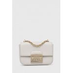 Furla poseta de piele culoarea alb