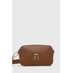 Furla poseta de piele culoarea maro