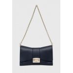 Furla poseta de piele culoarea negru