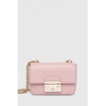 Furla poseta de piele culoarea roz