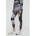 PLEIN SPORT colanti femei, culoarea negru, modelator
