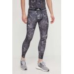 adidas Performance colanți de antrenament Techfit culoarea negru, cu model IL7343