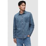 AllSaints camasa din bumbac denim SOLAR cu guler clasic, relaxed
