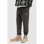 AllSaints pantaloni de trening din bumbac UNDERGROUND culoarea gri, cu imprimeu