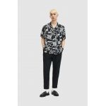 AllSaints pantaloni TALLIS barbati, culoarea negru, drept