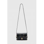 AllSaints poseta de piele MIRO MINI culoarea negru