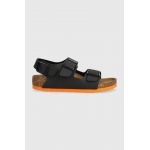 Birkenstock sandale copii Milano Kids BF culoarea negru