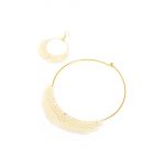 Graine Creative set de cercei diy Macrame Hearings Kit