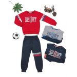 COMPLEU baiat 4-12 ani, bumbac, 5 la set engros
