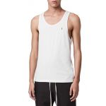 AllSaints tricou din bumbac TONIC VEST barbati, culoarea alb