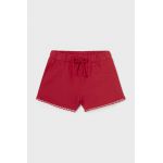 Mayoral pantaloni scurti bebe culoarea rosu, neted