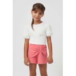 Mayoral pantaloni scurti copii culoarea roz, neted