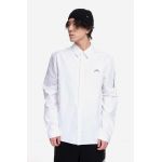 A-COLD-WALL* cămașă din bumbac Pawson Shirt bărbați, culoarea alb, cu guler clasic, regular ACWMSH078-WHITE