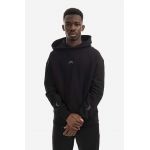 A-COLD-WALL* hanorac de bumbac Essential Hoodie bărbați, culoarea negru, cu glugă, cu imprimeu ACWMW081.-GREEN