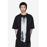 A-COLD-WALL* tricou din bumbac culoarea negru, cu model ACWMTS093-DARKBROWN