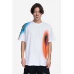 A-COLD-WALL* tricou din bumbac Hypergraphic SS T-shirt culoarea alb, cu imprimeu ACWMTS099-WHITE