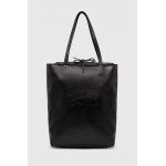 Answear Lab poseta de piele culoarea negru