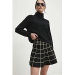 Answear Lab fusta culoarea negru, mini, evazati