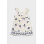 Mayoral combinezon bebe culoarea albastru marin, cu amestec de in