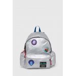 Eastpak rucsac culoarea argintiu, mare, cu imprimeu
