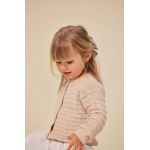 Konges Sløjd cardigan din bumbac pentru copii culoarea bej, light