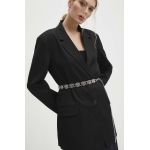 Answear Lab curea femei, culoarea argintiu