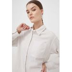 Hollister Co. camasa de in culoarea bej, regular