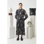 Medicine fusta culoarea negru, maxi, evazati