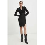 Answear Lab rochie culoarea negru, mini, mulata