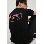 Billabong tricou din bumbac barbati, culoarea negru, cu imprimeu