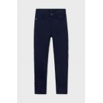 Mayoral pantaloni copii slim fit culoarea albastru marin, neted