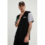 Vans tricou barbati, culoarea negru, modelator