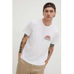 Billabong tricou din bumbac BILLABONG X ADVENTURE DIVISION barbati, culoarea alb, cu imprimeu