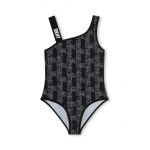 Dkny costum de baie dintr-o bucată pentru copii culoarea negru