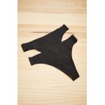 women'secret tanga 2-pack culoarea negru