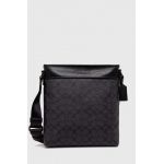 Coach borseta de piele culoarea negru