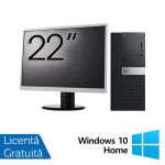 Pachet Calculator Refurbished DELL OptiPlex 5060 Tower, Intel Core i5-8400 2.80 - 4.00GHz, 8GB DDR4, 256GB SSD + Monitor 22 Inch + Windows 10 Home