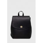 Answear Lab ghiozdan de piele femei, culoarea negru, mic, neted